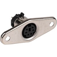 Main product image for 6-Pin Mini DIN Chassis Mount Jack090-627